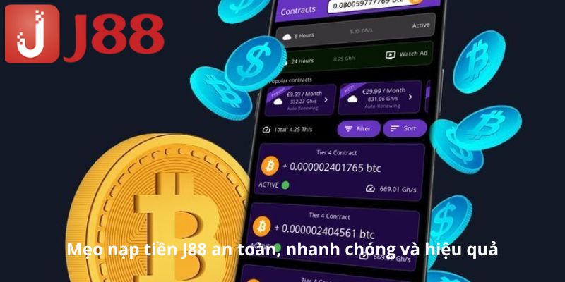 Mẹo nạp tiền j88 an toàn, nhanh chóng hiệu quả